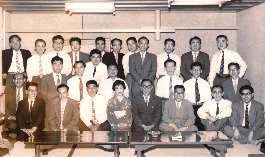 1960年の教員集合写真