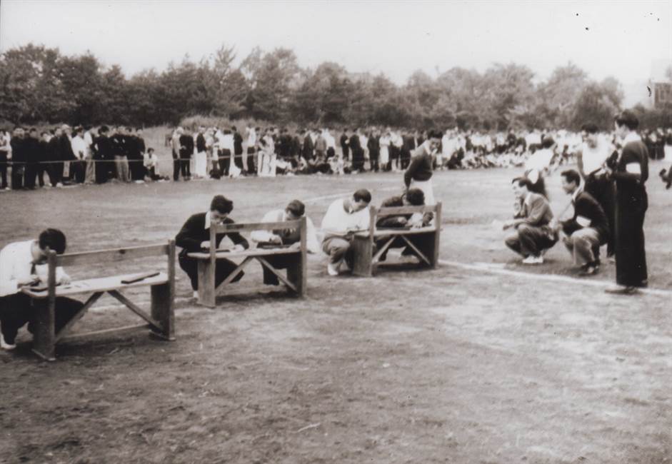 1950年の大学・高校・中学合同体育祭