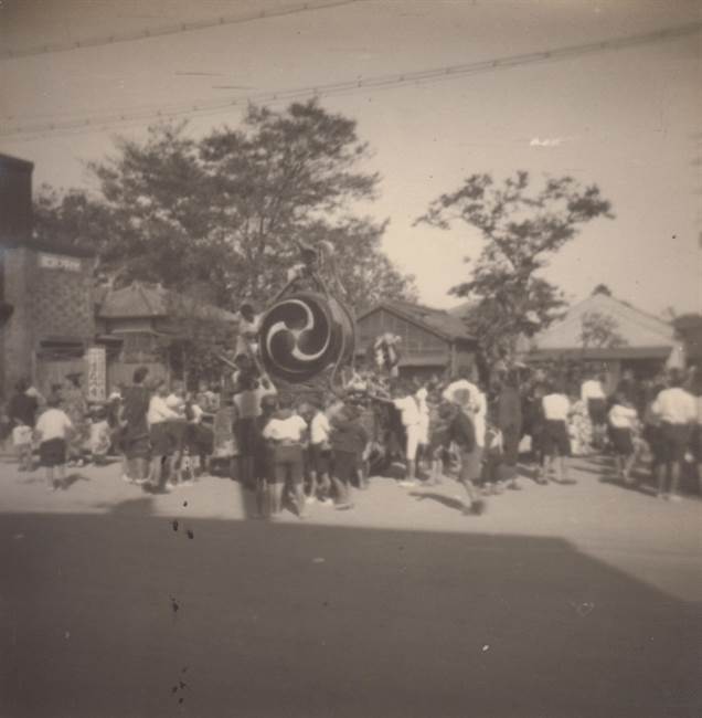 椎名町での奉祝行事