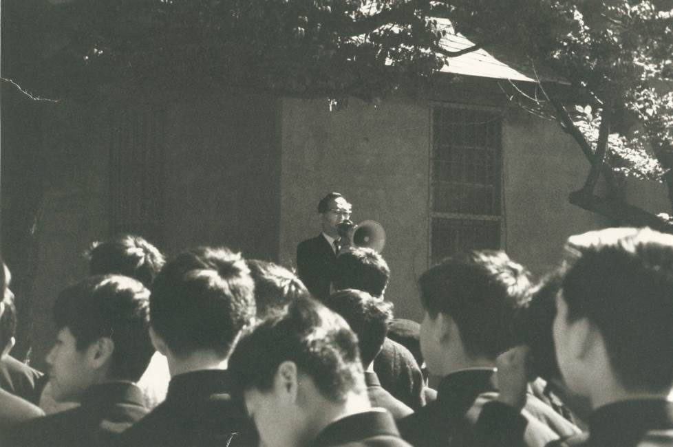 1968年記念祭での大坪教頭
