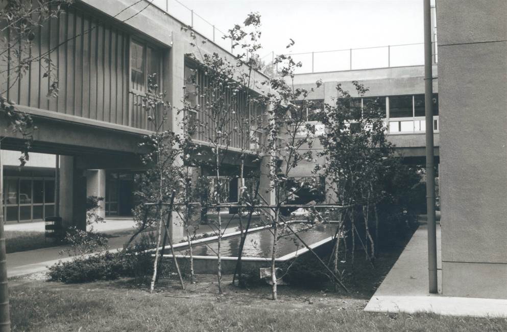 1970年頃の構内風景