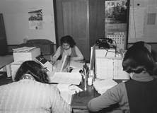 1976年の事務室