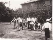 テニスコートの整備