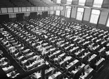 大講堂での受験