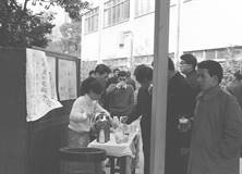 盛況のコーヒースタンド